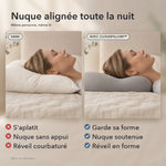 -50 % · OFFRE LIMITÉE · CloudPillow™ · Oreiller Mémoire de Forme