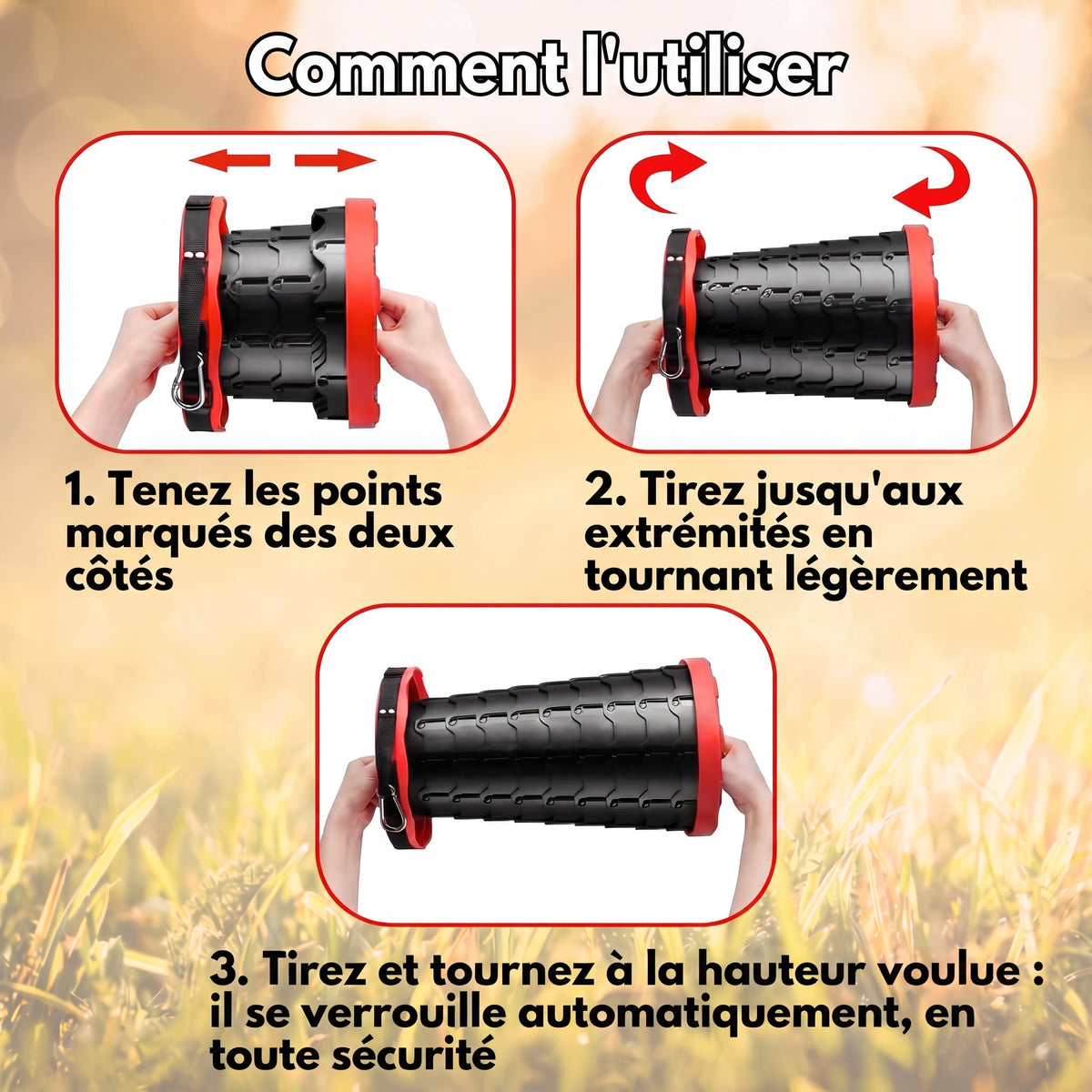 -50 % · OFFRE LIMITÉE · WanderSeat™ · Profitez d’une assise confortable, où que vous soyez !