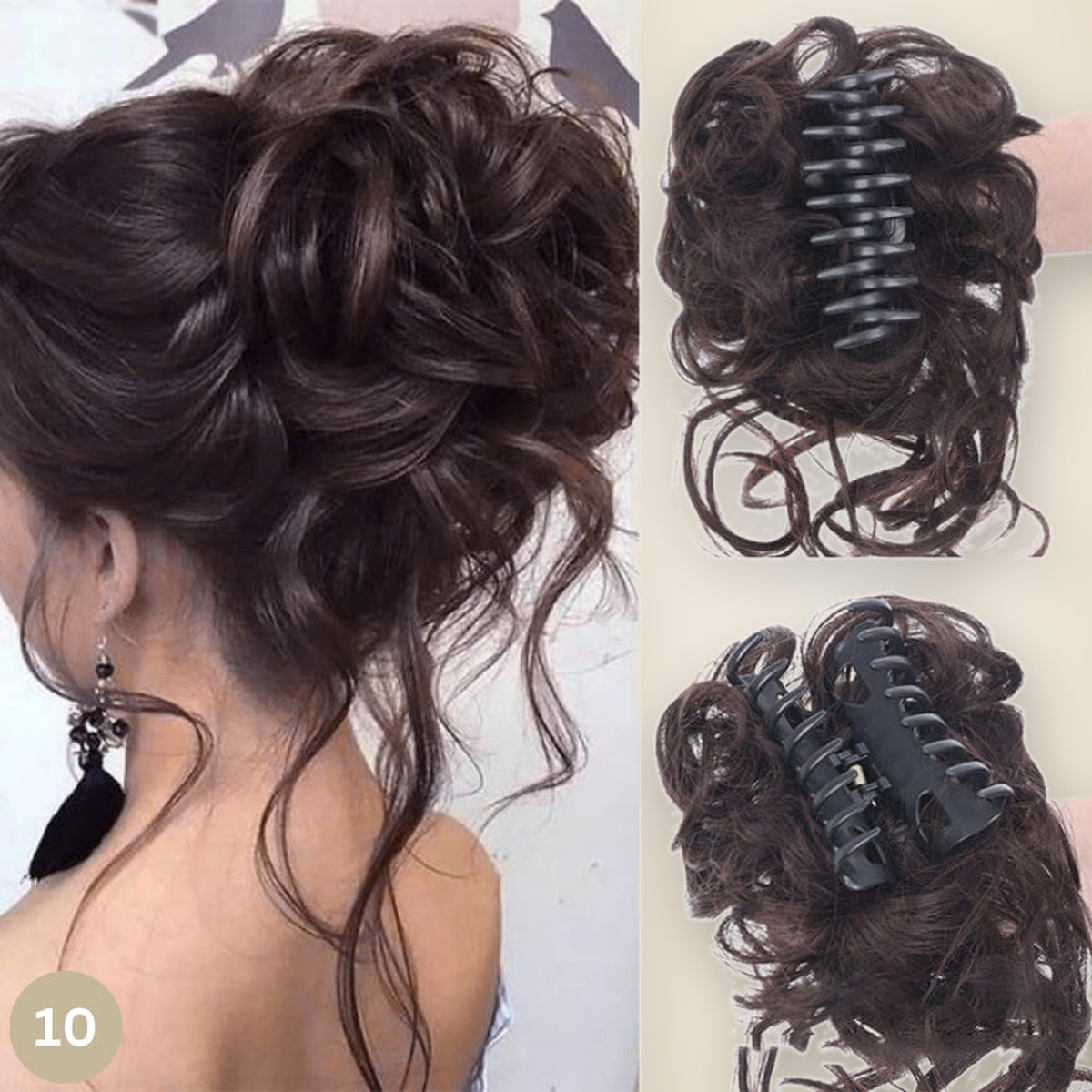 -50 % · OFFRE LIMITÉE · Clip'nBun™ · Fini les bad hair days, place à l’élégance !