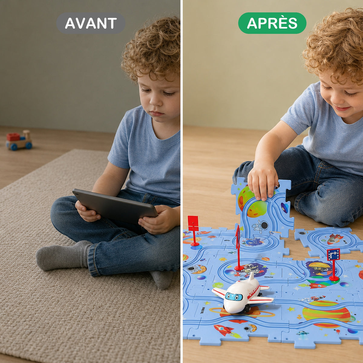 -50 % · OFFRE LIMITÉE · TrackTastic™ · Des heures de plaisir pour votre enfant !