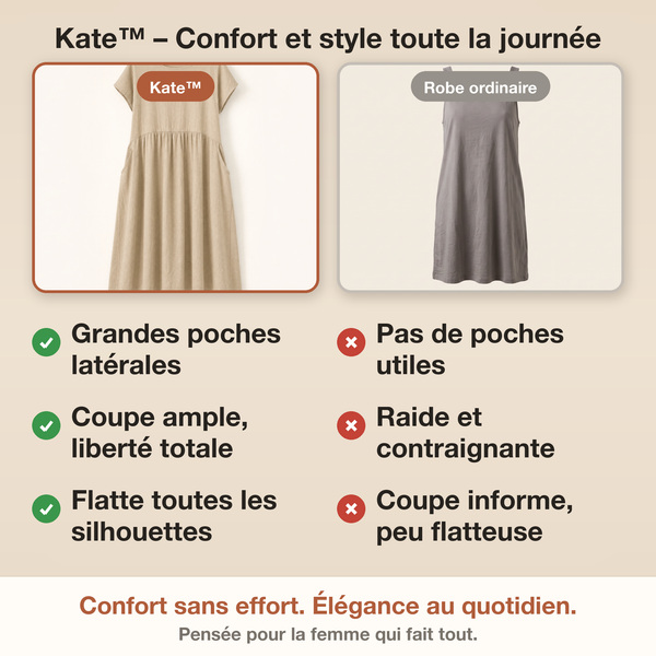-50 % · OFFRE LIMITÉE · Kate™ · Démarquez-vous partout !