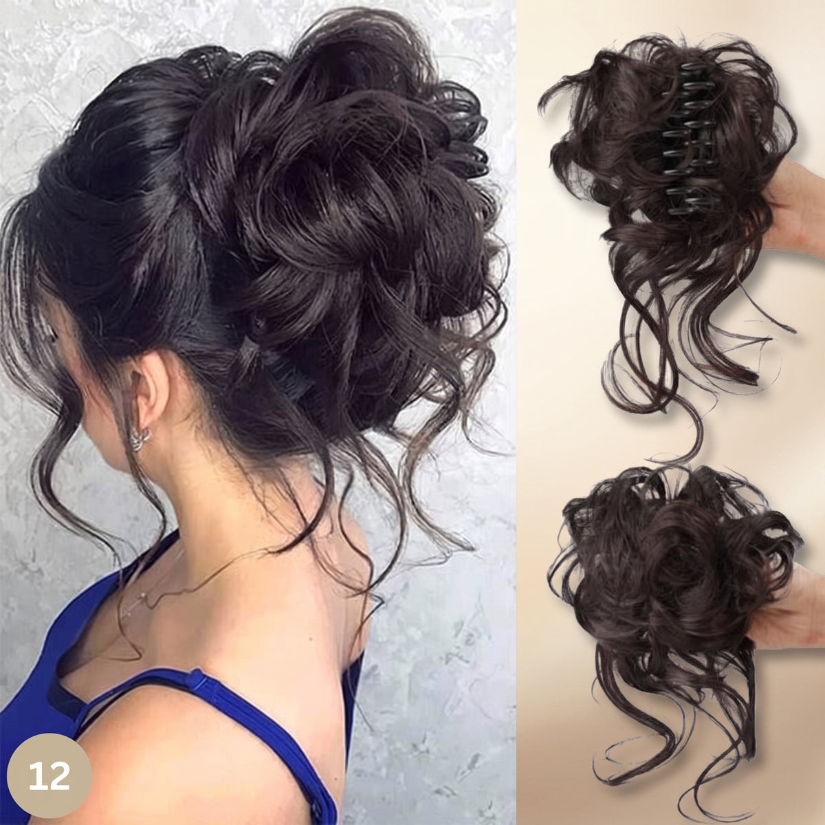 -50 % · OFFRE LIMITÉE · Clip'nBun™ · Fini les bad hair days, place à l’élégance !