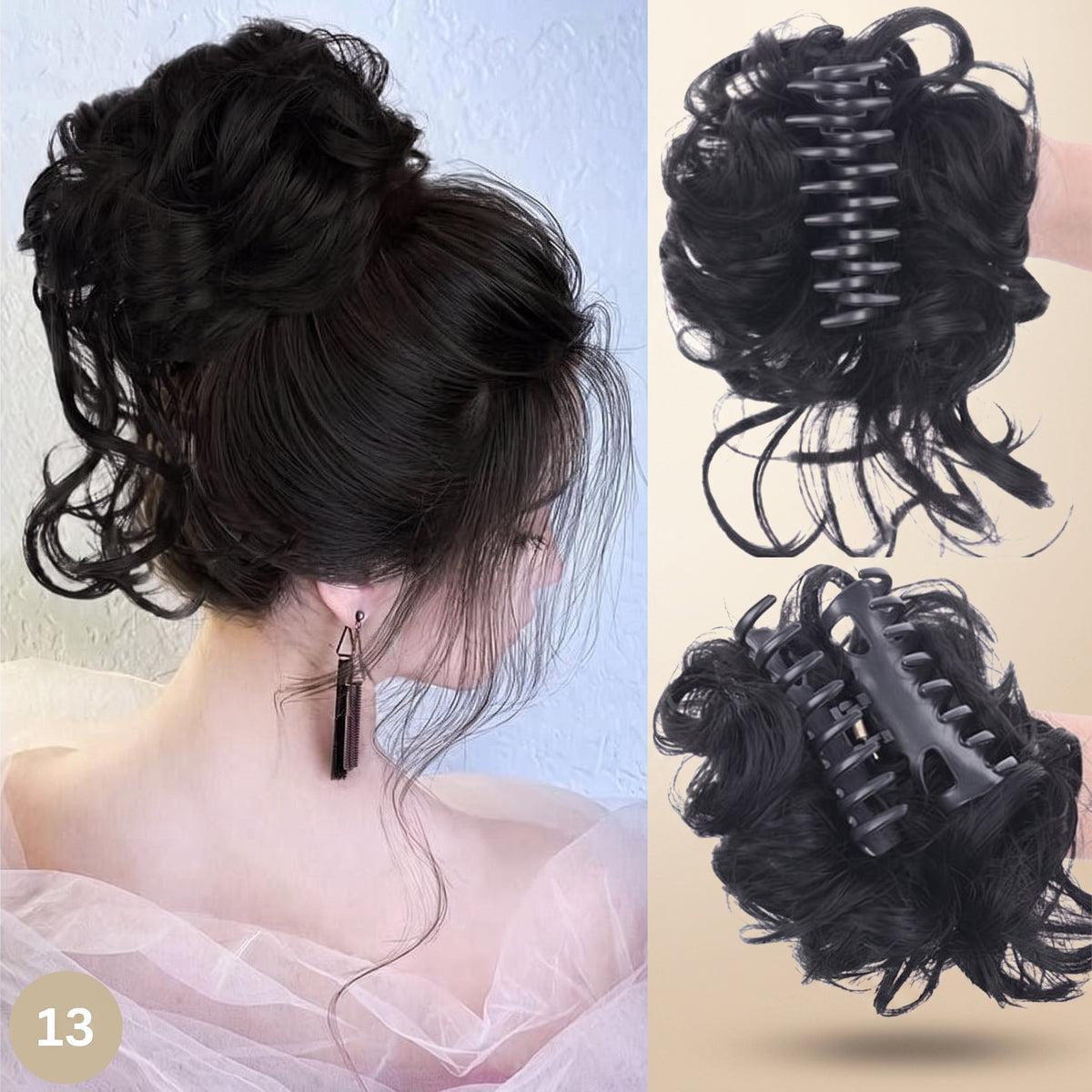 -50 % · OFFRE LIMITÉE · Clip'nBun™ · Fini les bad hair days, place à l’élégance !