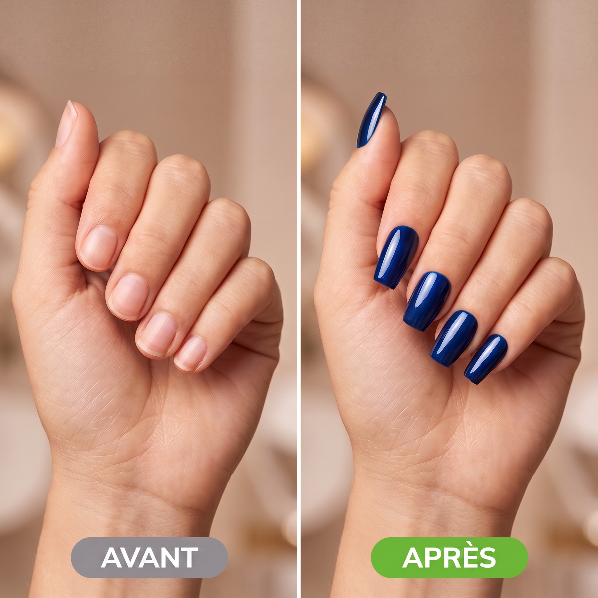 -50 % · OFFRE LIMITÉE · EZGel™ · Obtenez des ongles dignes d'un salon, où que vous soyez !