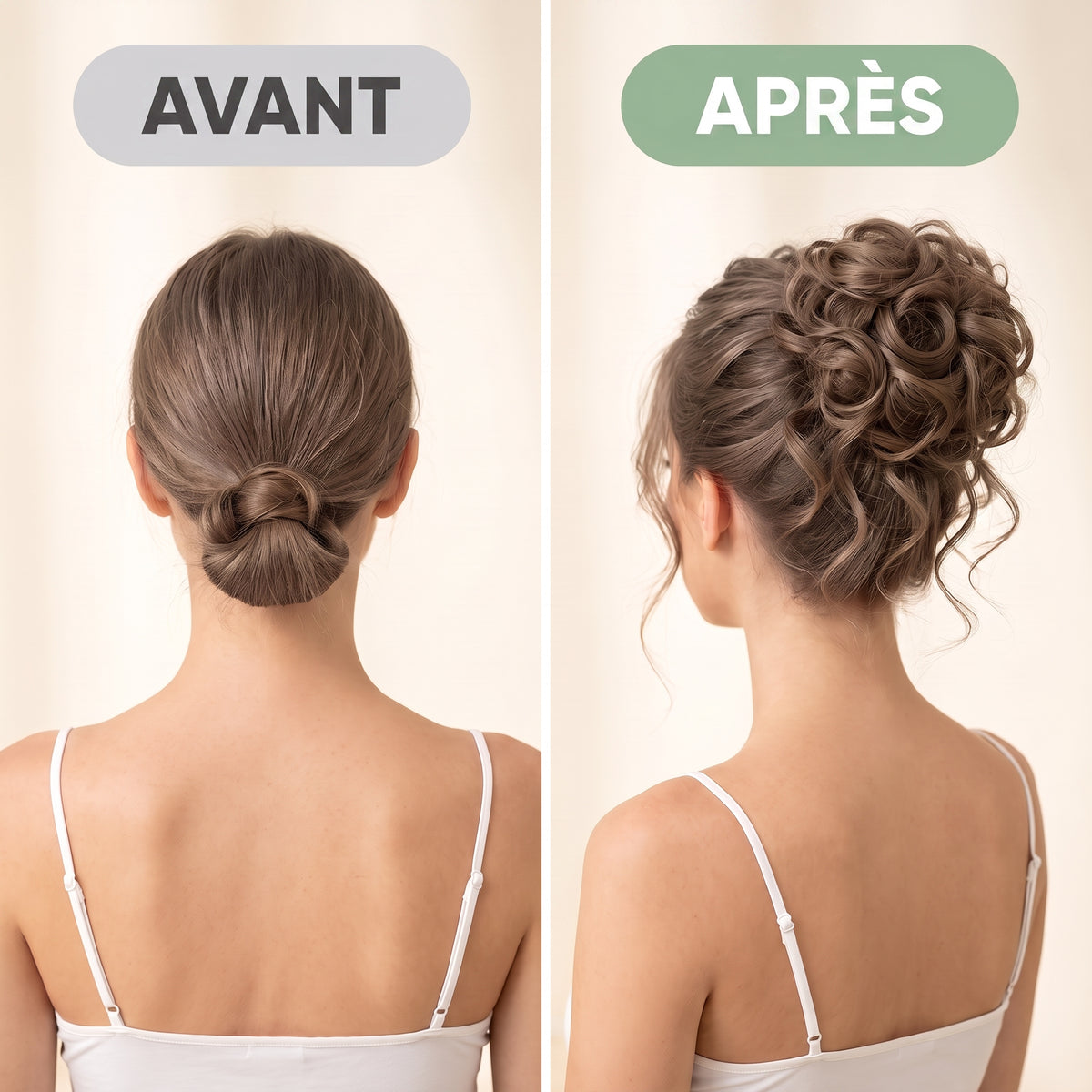 -50 % · OFFRE LIMITÉE · Clip'nBun™ · Fini les bad hair days, place à l’élégance !