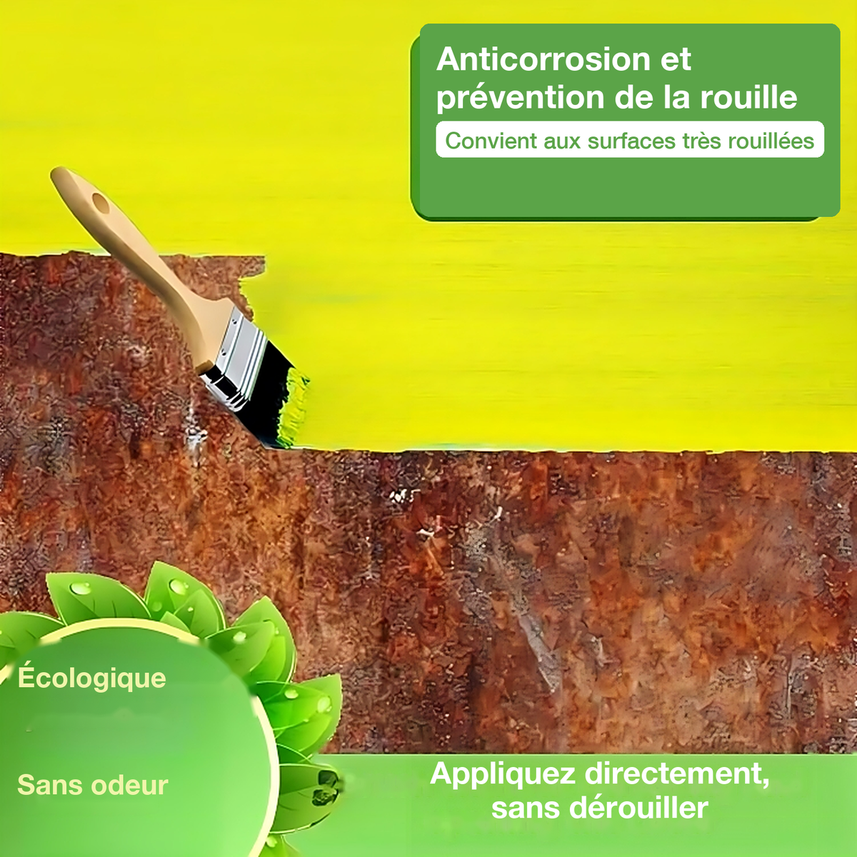 -50 % · OFFRE LIMITÉE · RustFix™ · Protégez vos surfaces contre la rouille !
