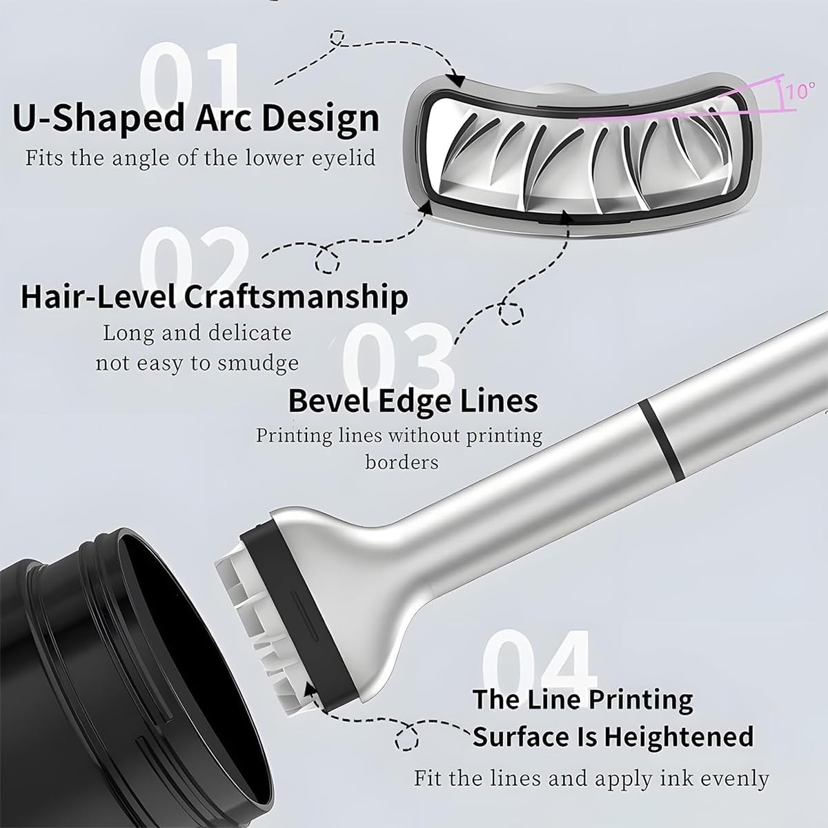 LashPress™ | Ensemble de tampons pour cils inférieurs