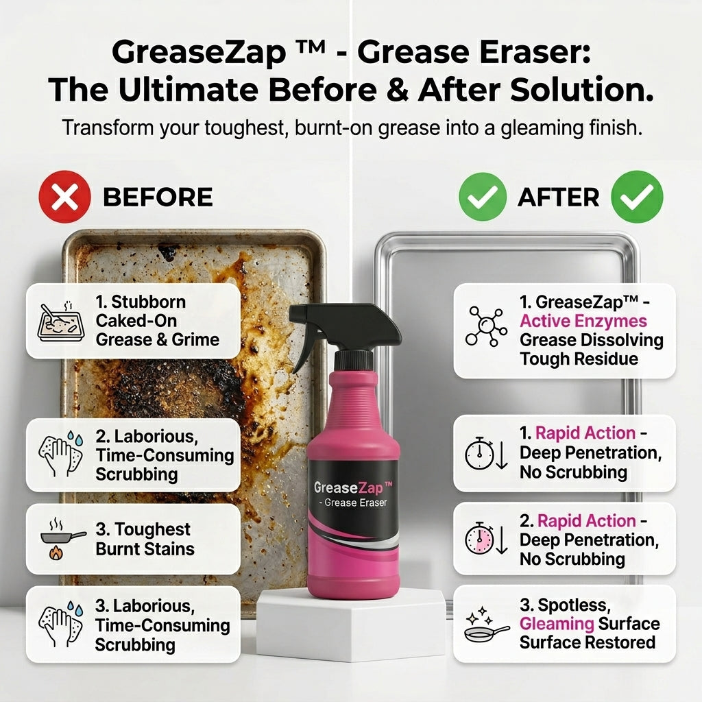 2 + 1 GRATUIT AUJOURD'HUI | GreaseZap™ - Graisse gomme