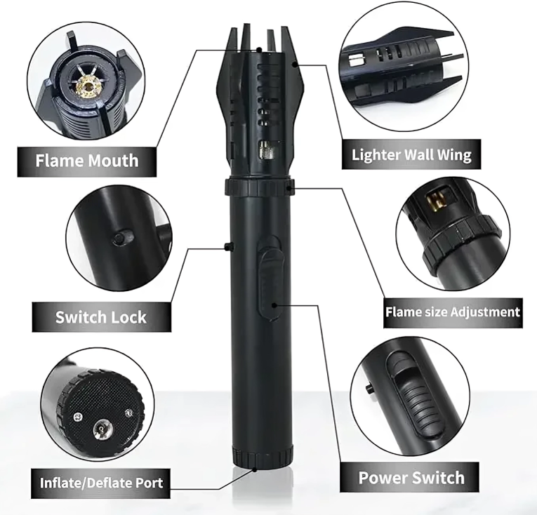 50 % DE REMISE TEMPORAIRE | FlareTorch™ | Briquet à flamme jetable résistant au vent