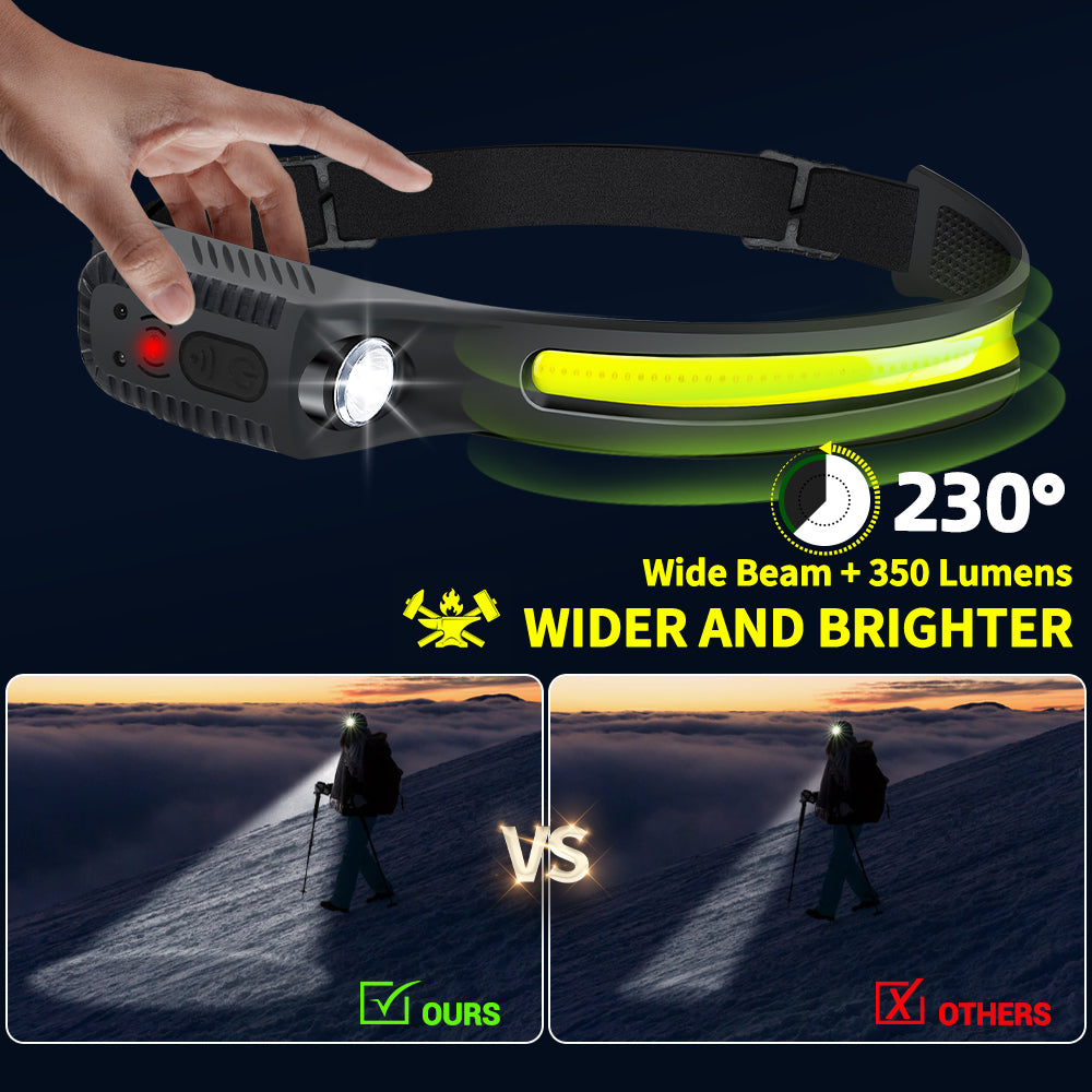 50% DE REMISE TEMPORAIRE | LightStride™ | Phares à LED avec capteur de vague