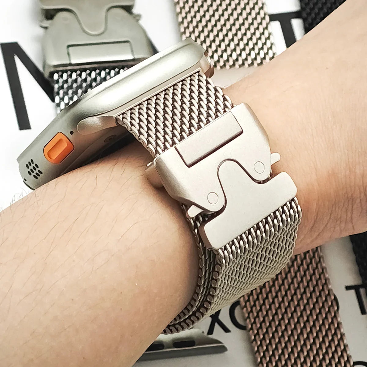 50% DE REMISE TEMPORAIRE | LuxeStrap™ | Bracelet de montre en maille élégante