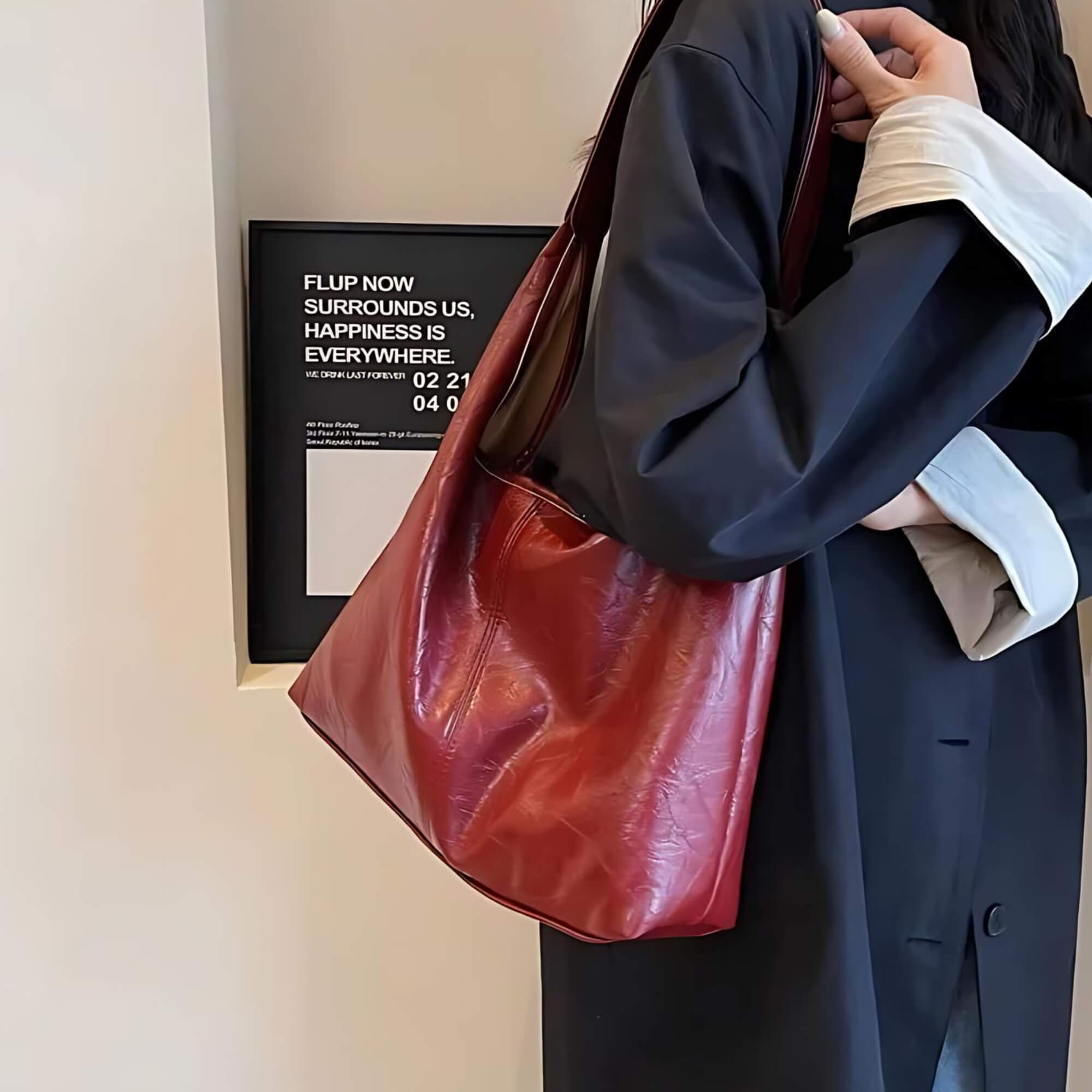 50% DE REMISE TEMPORAIRE | FreyaTote™ | Sac fourre-tout en cuir