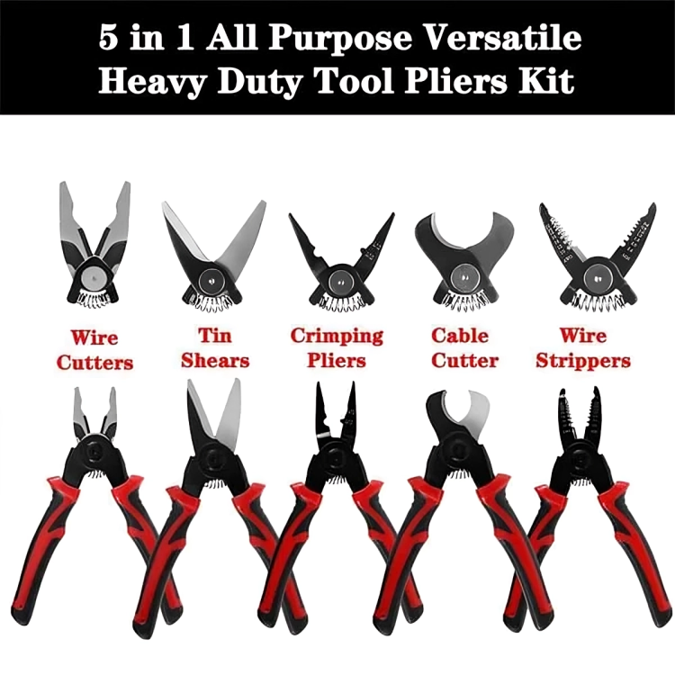 VersaPlier™ | Ensemble d'outils à pince 5 en 1