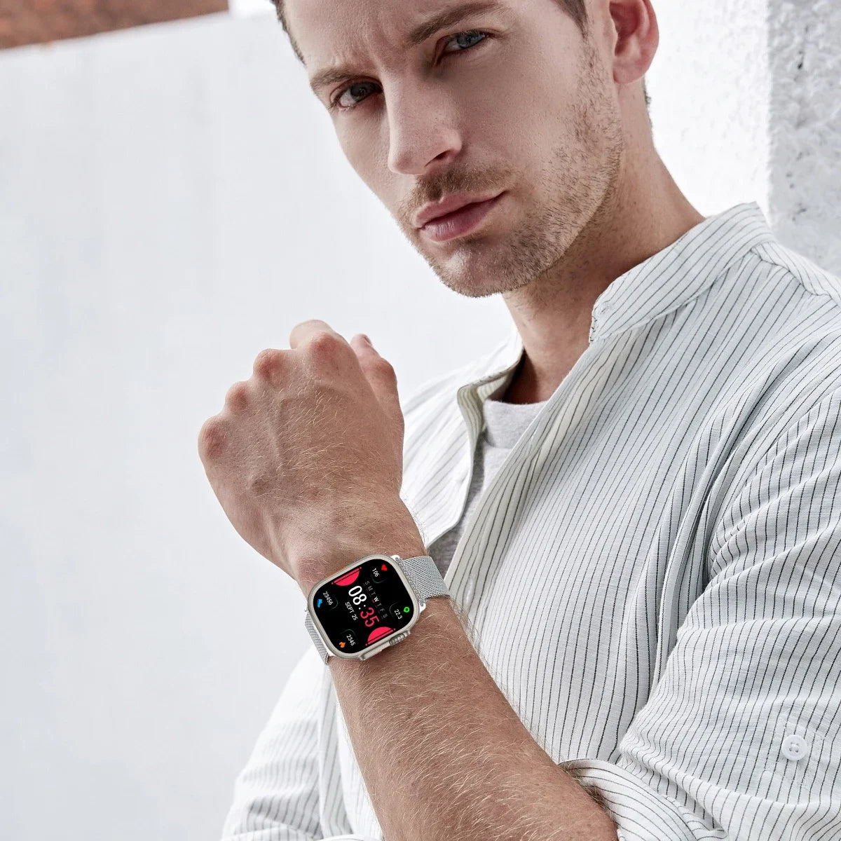 50% DE REMISE TEMPORAIRE | LuxeStrap™ | Bracelet de montre en maille élégante