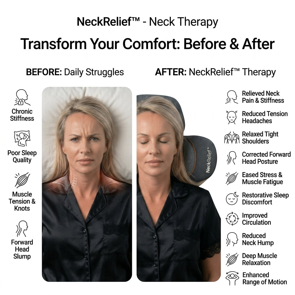 50 % DE REMISE TEMPORAIRE | NeckRelief™ - Thérapie Cou