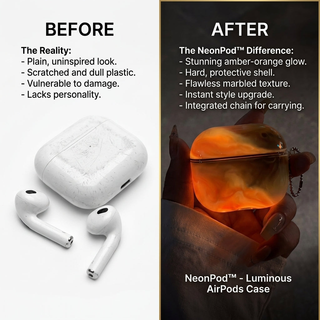 50 % DE REMISE TEMPORAIRE | NeonPod™ - Étui lumineux pour AirPods