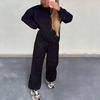 50% DE REMISE TEMPORAIRE | Arabella™ | Ensemble de training glamour avec strass pour femmes