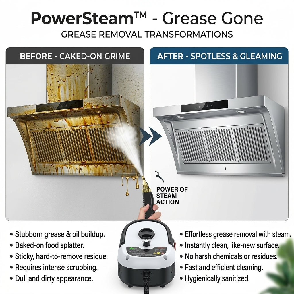 50 % DE REMISE TEMPORAIRE | PowerSteam™ - Graisse disparue