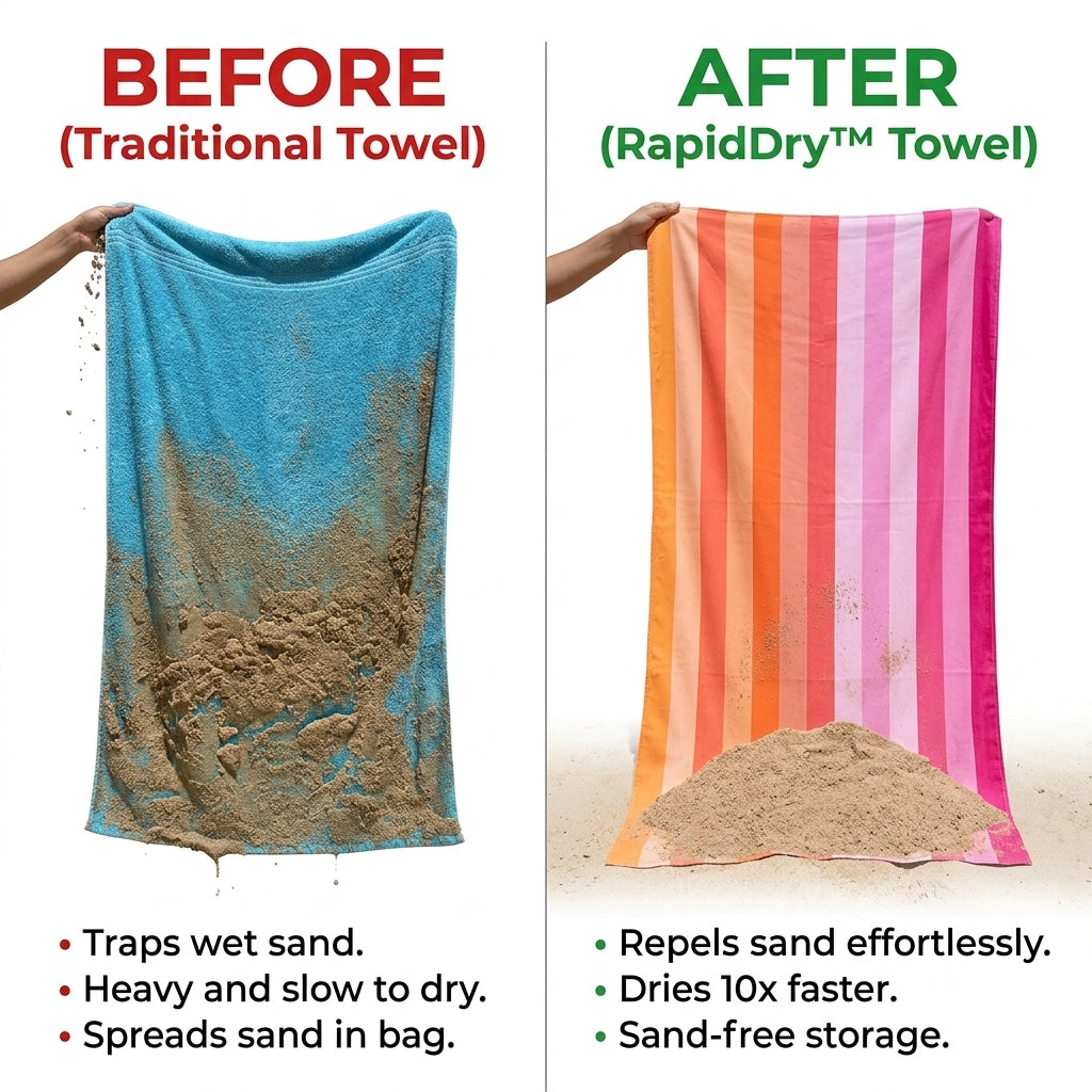 50 % DE REMISE TEMPORAIRE | RapidDry™ - Serviette de séchage
