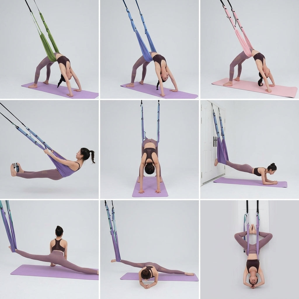 -50 % · OFFRE LIMITÉE · AeroStretch™ · Corde de yoga aérien