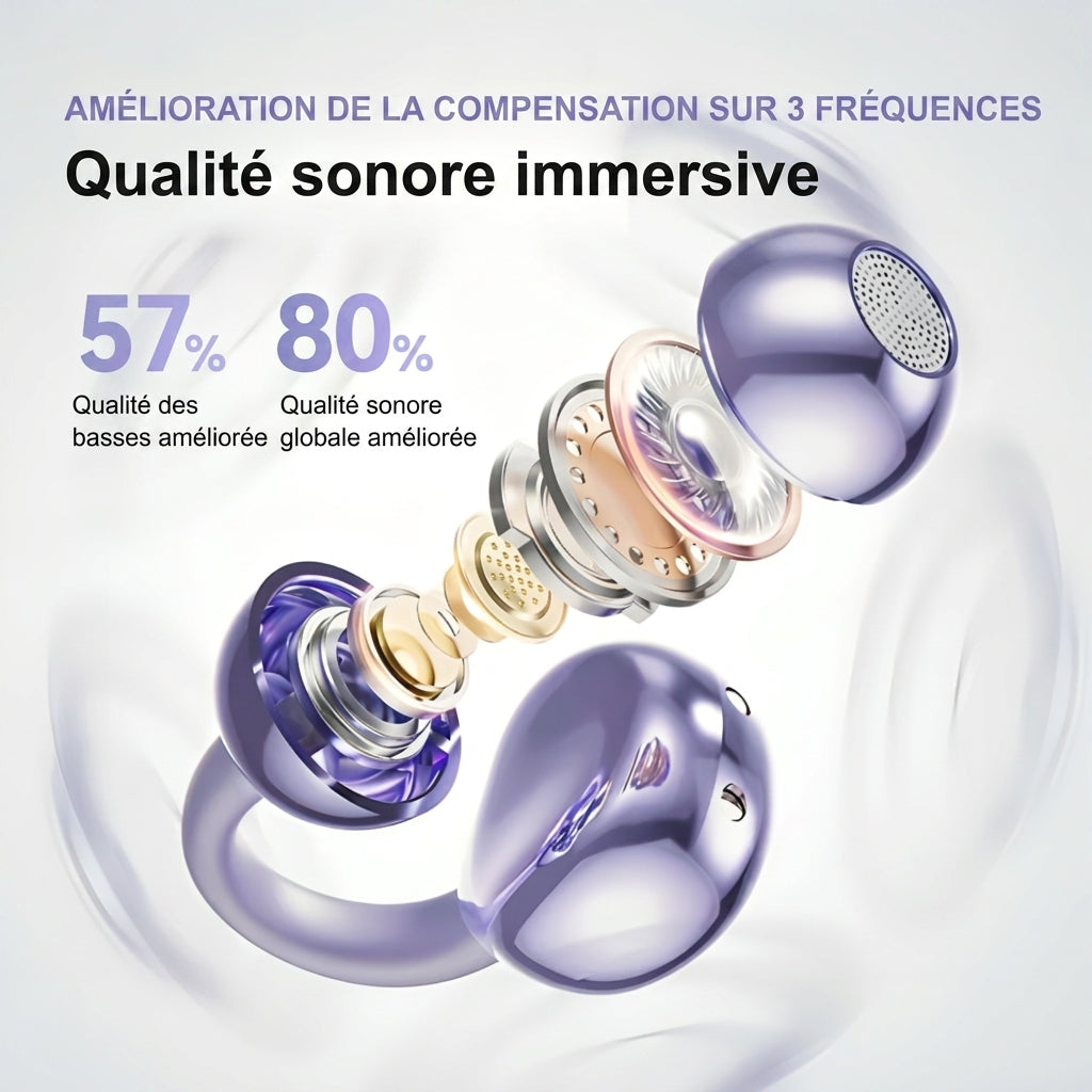 -50 % · OFFRE LIMITÉE · OpenBeats™ · Bougez librement, entendez clairement !