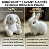 -50 % · OFFRE LIMITÉE · BunnyBot™ · Un compagnon tout doux qui prend vie !