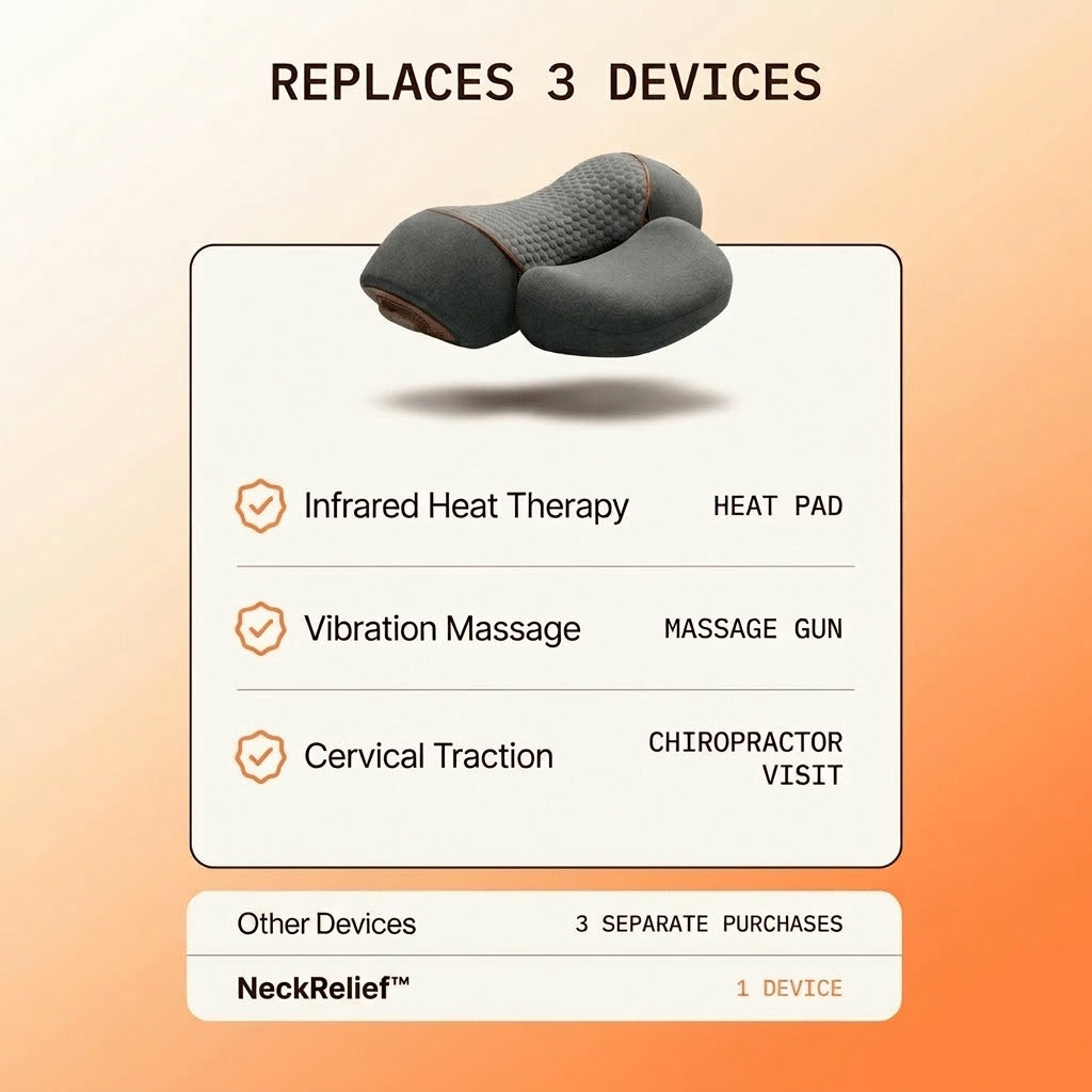 50 % DE REMISE TEMPORAIRE | NeckRelief™ - Thérapie Cou