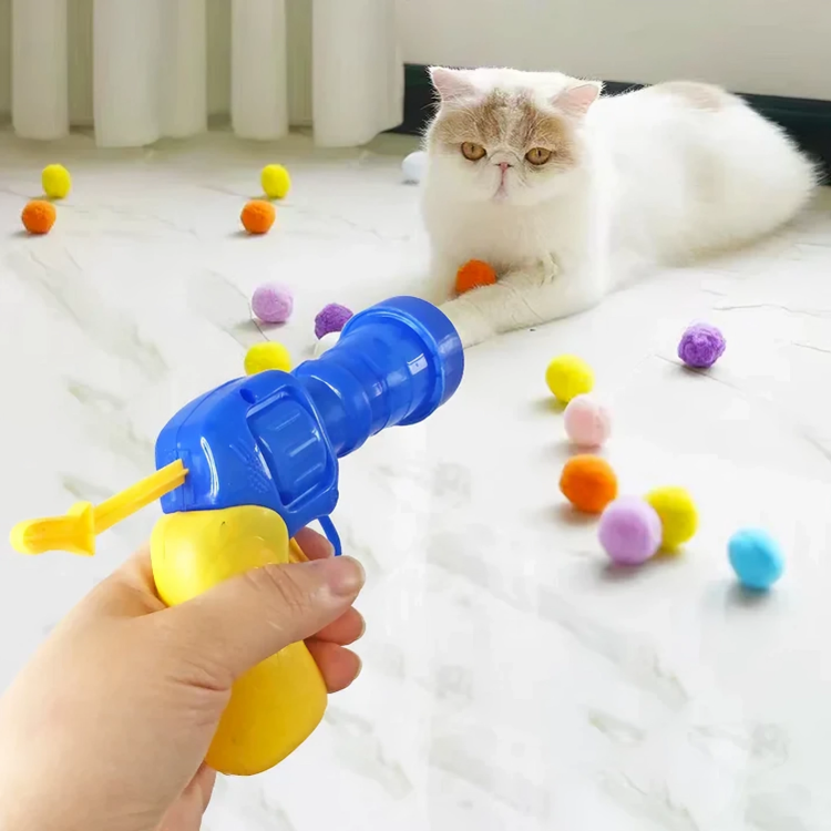 50 % DE REMISE TEMPORAIRE | WhiskerLauncher™ | Pistolet à lancer de balle pour chat