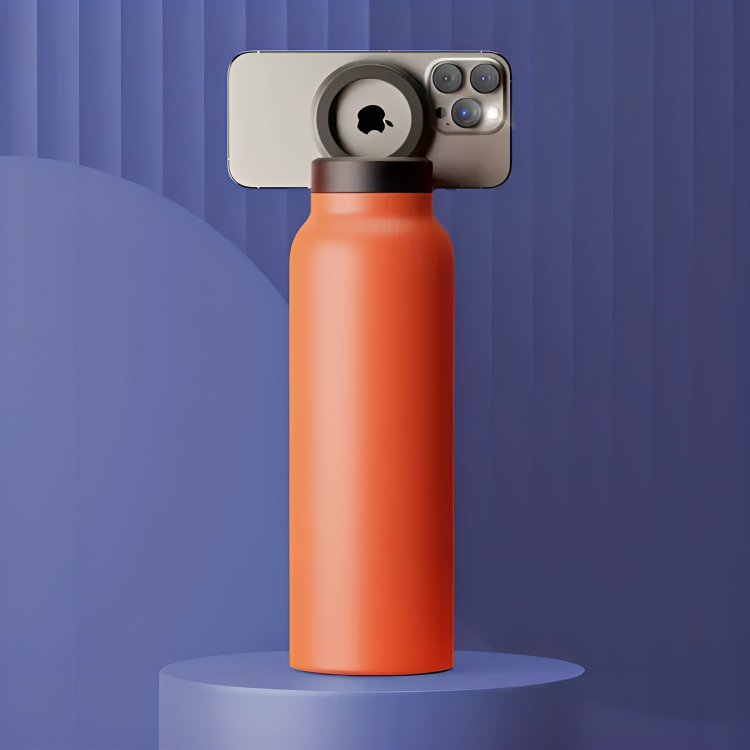50% DE REMISE TEMPORAIRE | MagFlask™ | Support de téléphone magnétique Gourde isolée