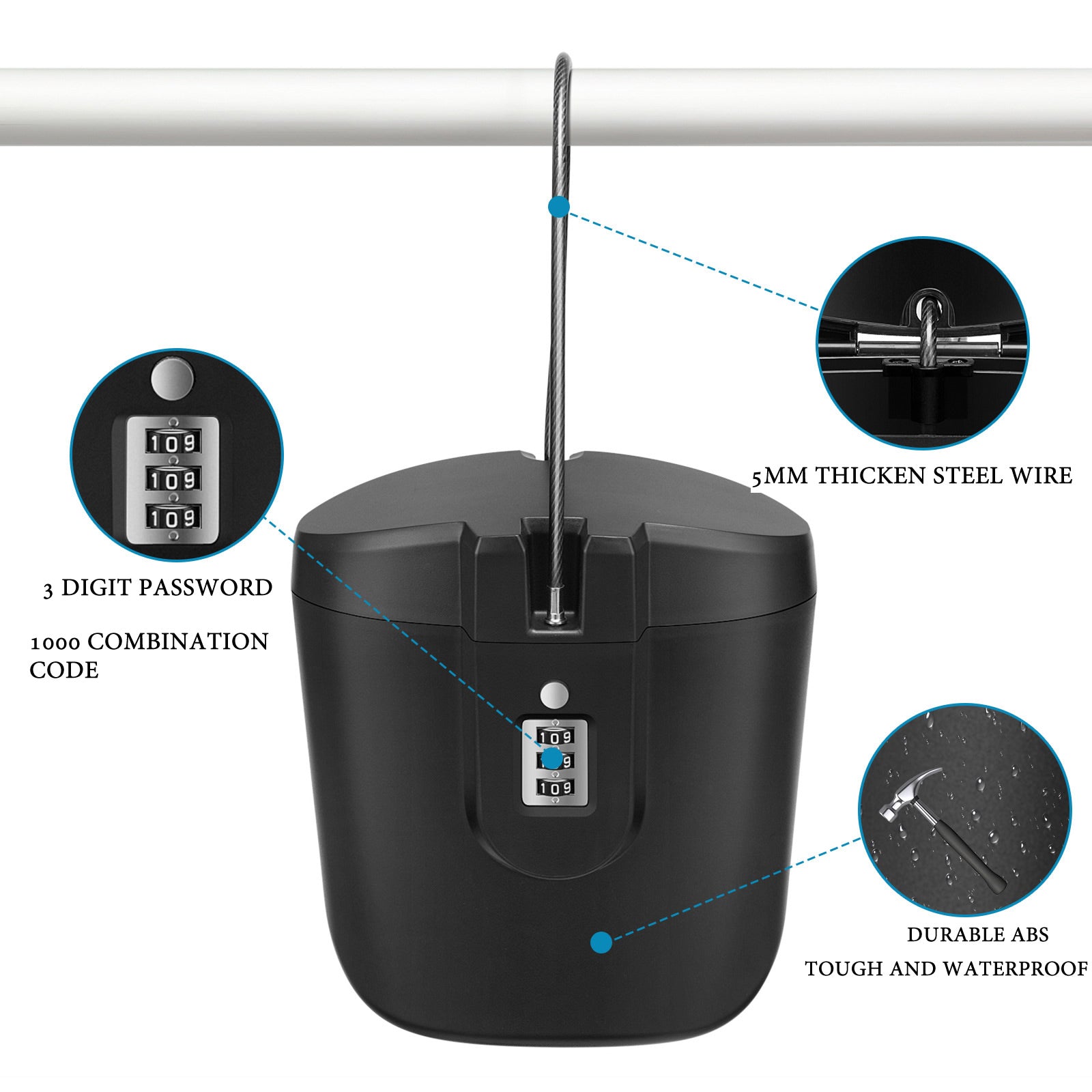 50% DE REMISE TEMPORAIRE | SecureBox™ | Coffre-fort portable anti-vol