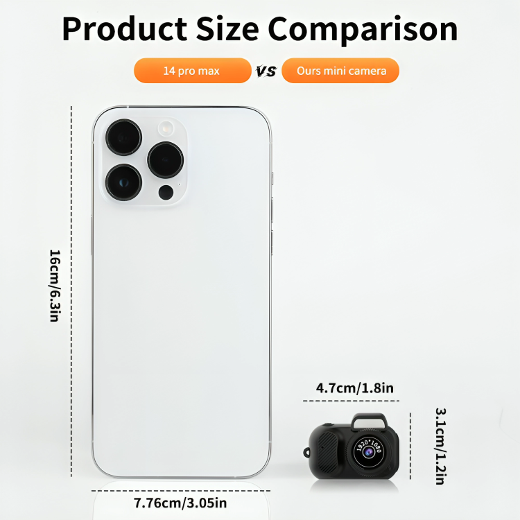 50 % DE REMISE TEMPORAIRE | PocketPix™ | Mini Caméra Rétro