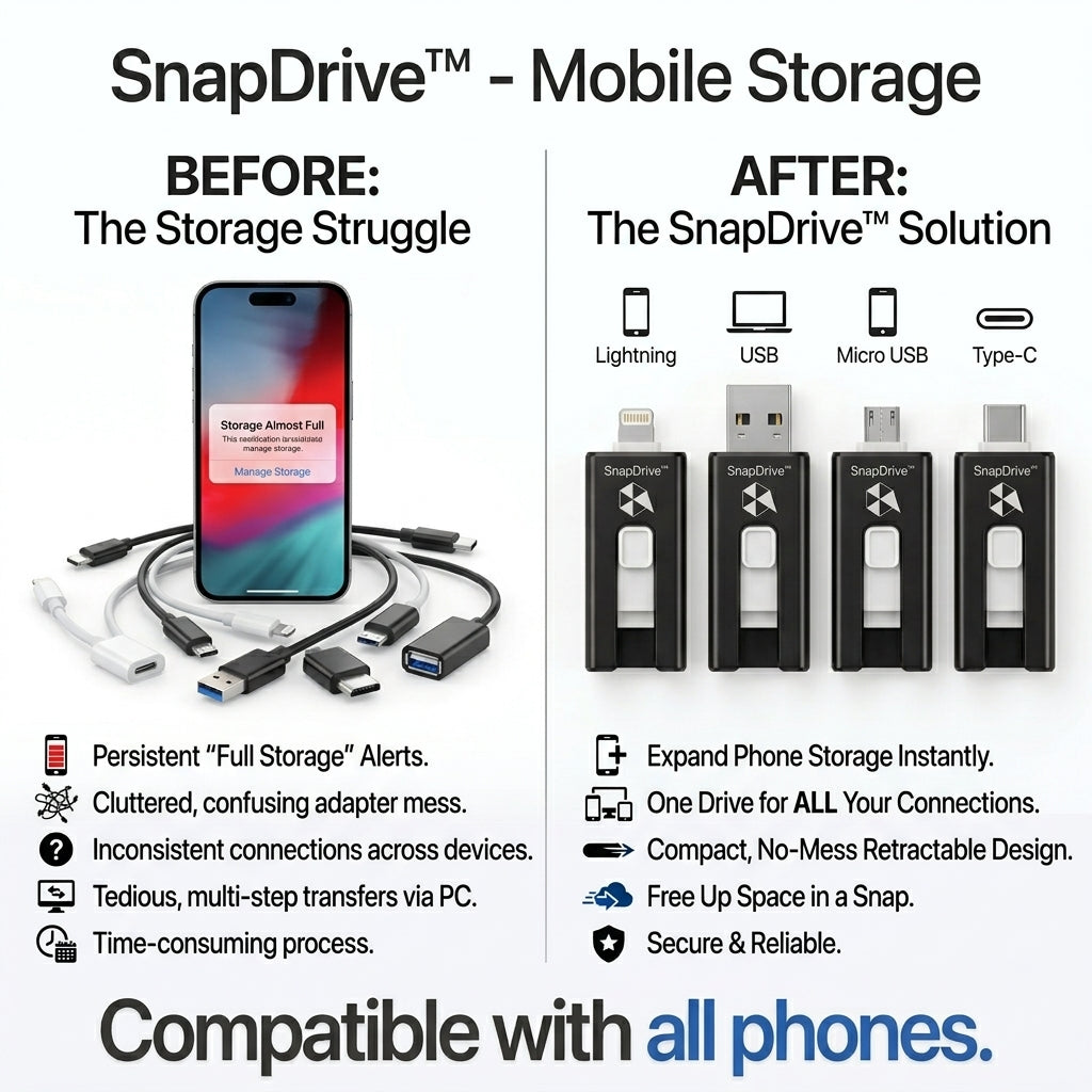 50 % DE REMISE TEMPORAIRE | SnapDrive™ - Stockage mobile