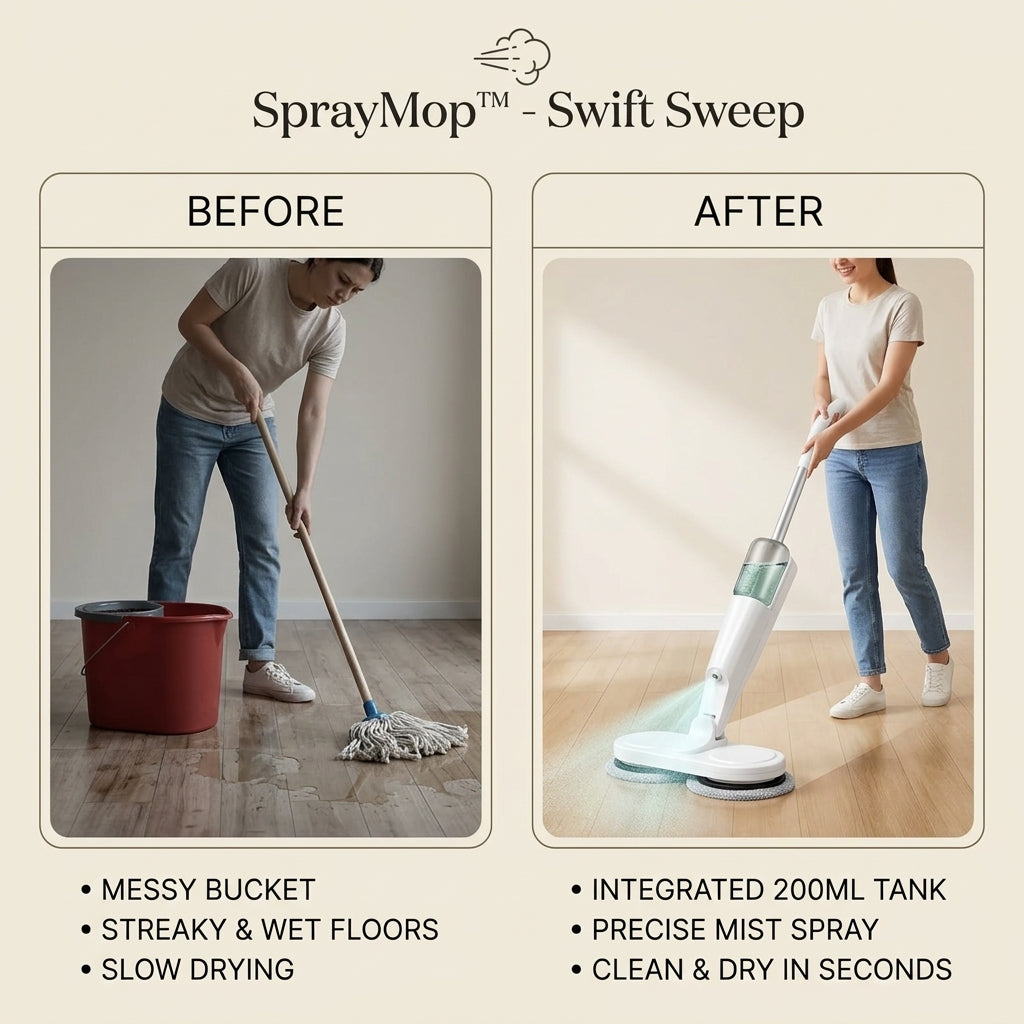 50 % DE REMISE TEMPORAIRE | SprayMop™ - Swift Sweep