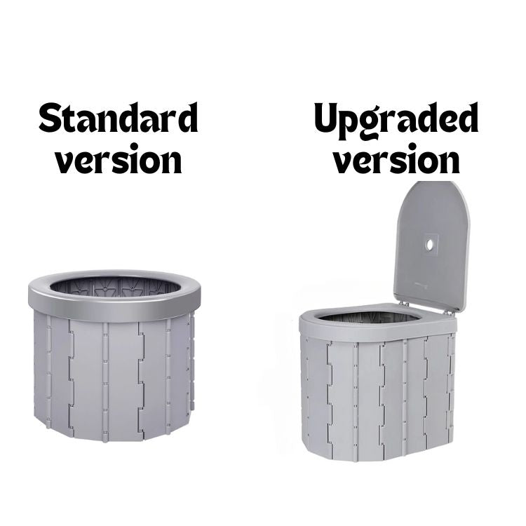 50 % DE REMISE TEMPORAIRE | QuickPotty™ | Toilette portable pliable pour extérieur