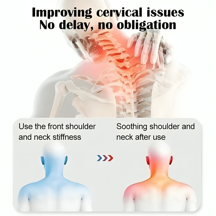 50% DE REMISE TEMPORAIRE | CerviSoothe™ | Appareil de massage électrique 3-en-1