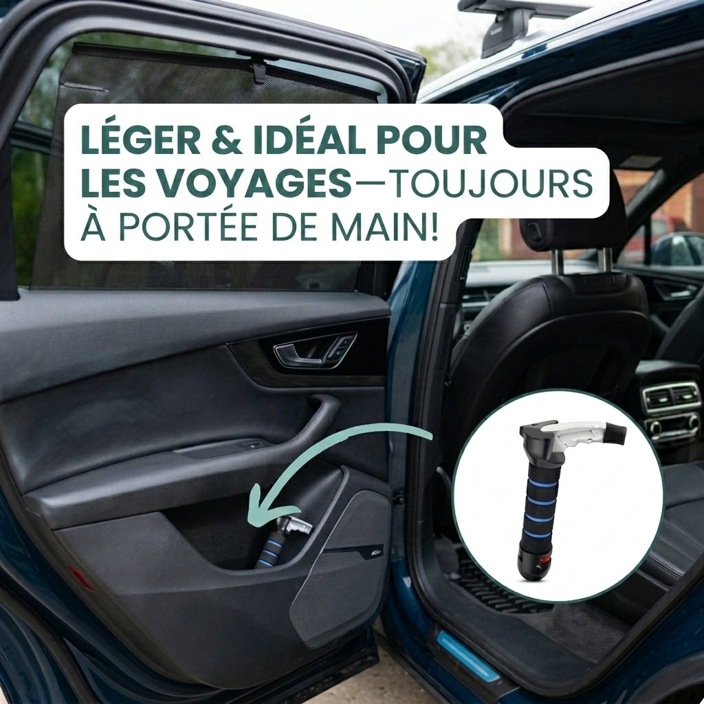 -50 % · OFFRE LIMITÉE · RiseAssist™ · Poignée d'assistance pour voiture