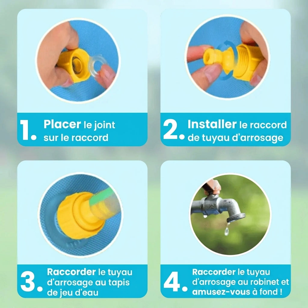 -50 % · OFFRE LIMITÉE · SplashPaws™ · Tapis d'éclaboussures