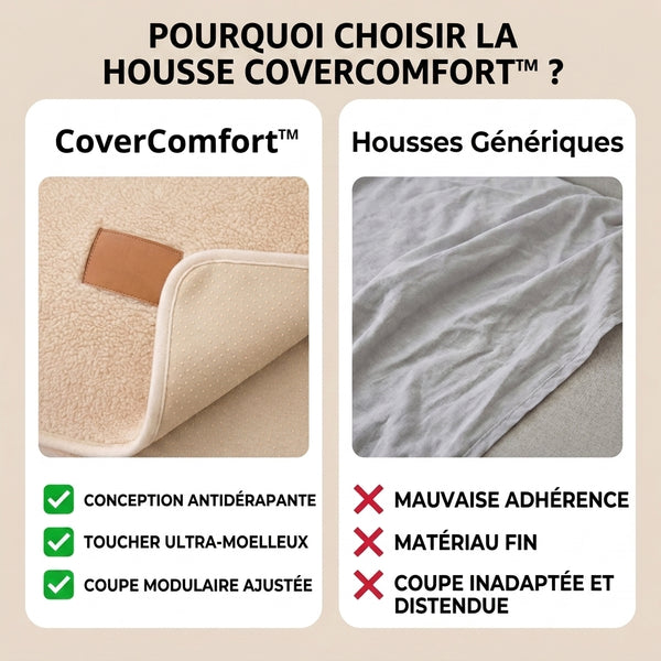 -50 % · OFFRE LIMITÉE · CoverComfort™ · Offrez une seconde vie à votre canapé !