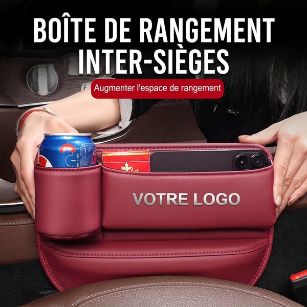 -50 % · OFFRE LIMITÉE · CarMate™ · Boîte de rangement pour siège de voiture