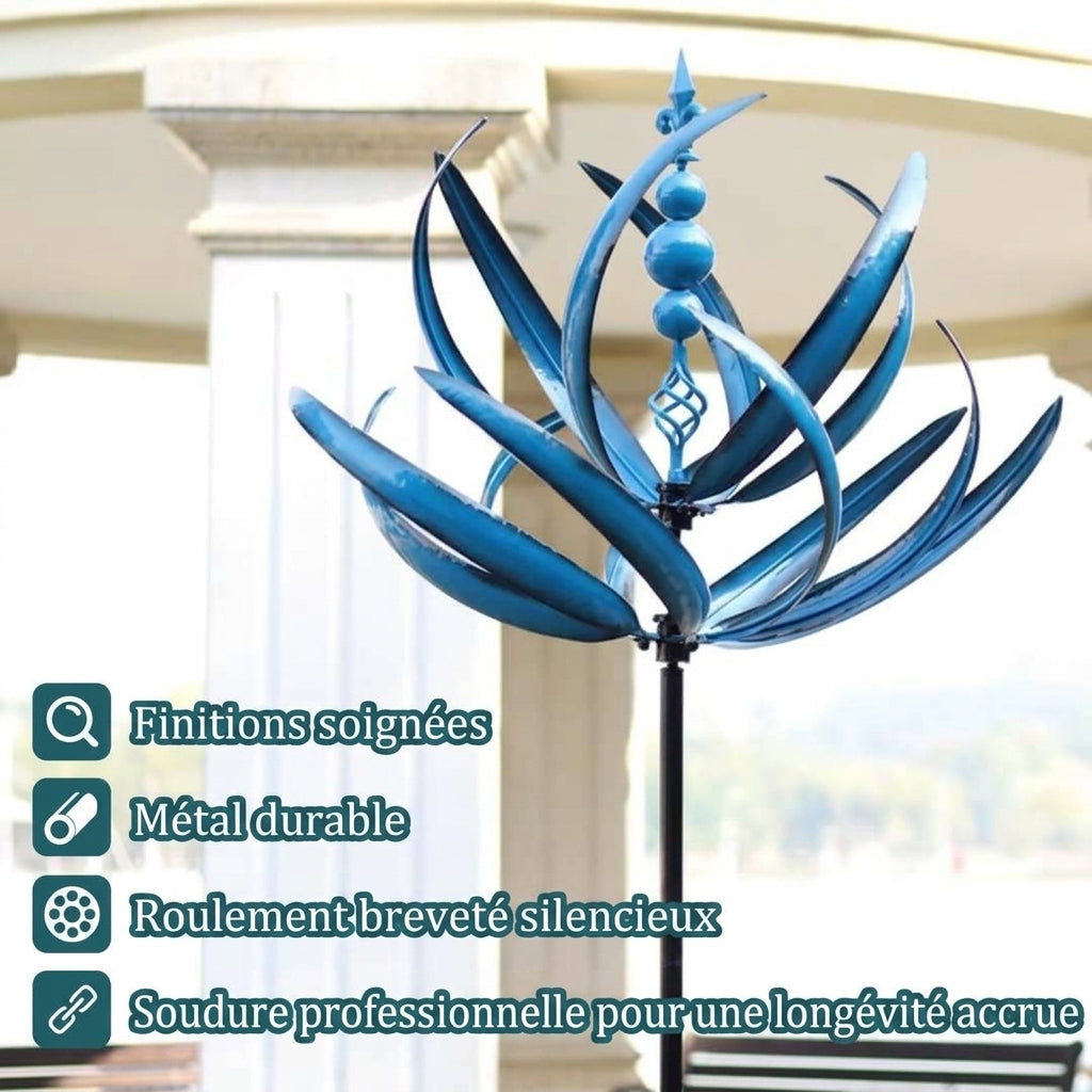 -50 % · OFFRE LIMITÉE · LotusSpinner™ · Découvrez l'élégance de la girouette Lotus