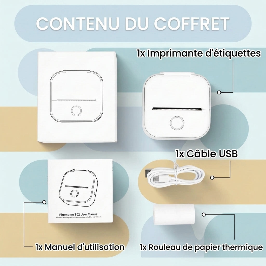 -60 % · OFFRE LIMITÉE · Stickify™ · Imprimez directement depuis votre téléphone !