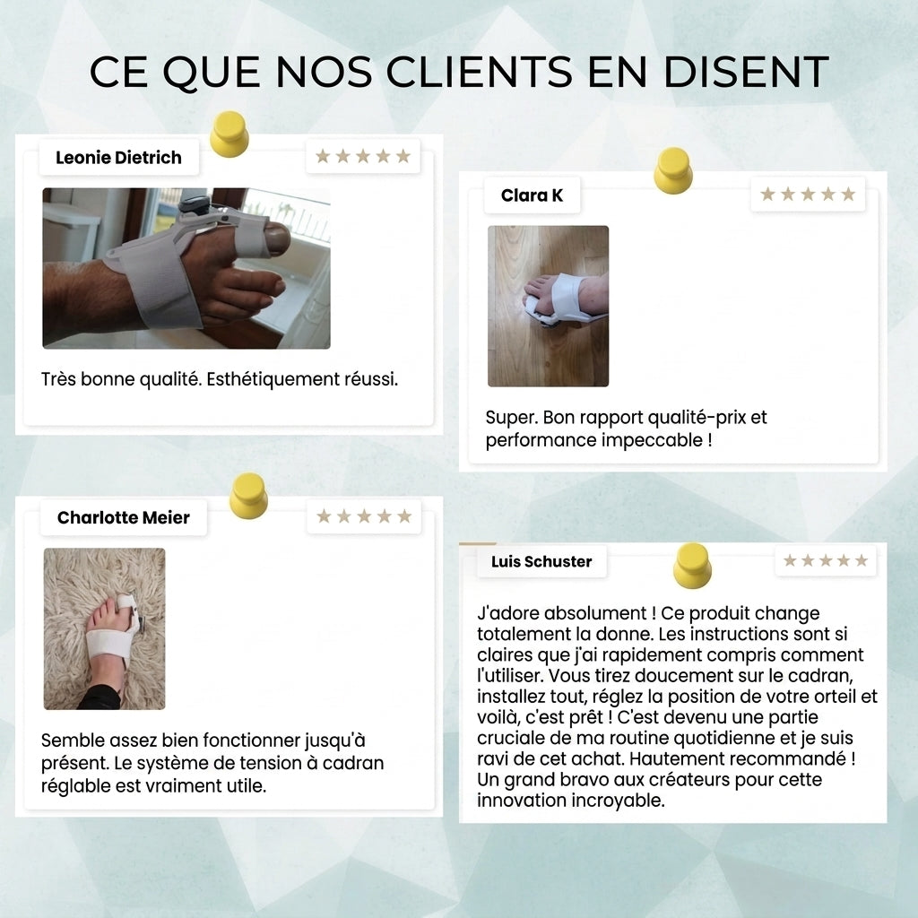 1+1 OFFERT · AUJOURD'HUI · OrthoAlign™ · Correcteur d'hallux valgus