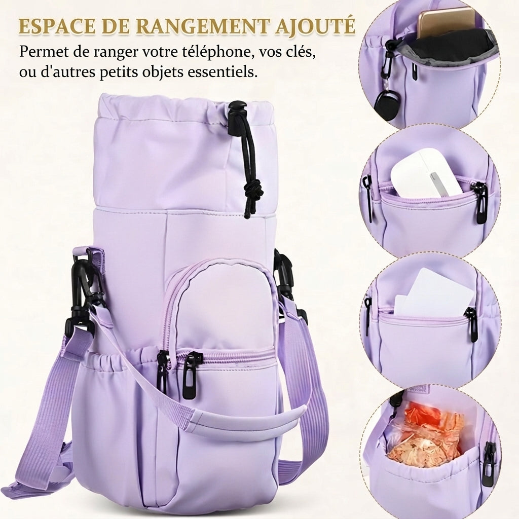 1+1 OFFERT · AUJOURD'HUI · SipCarry™ · Sac pour gourde