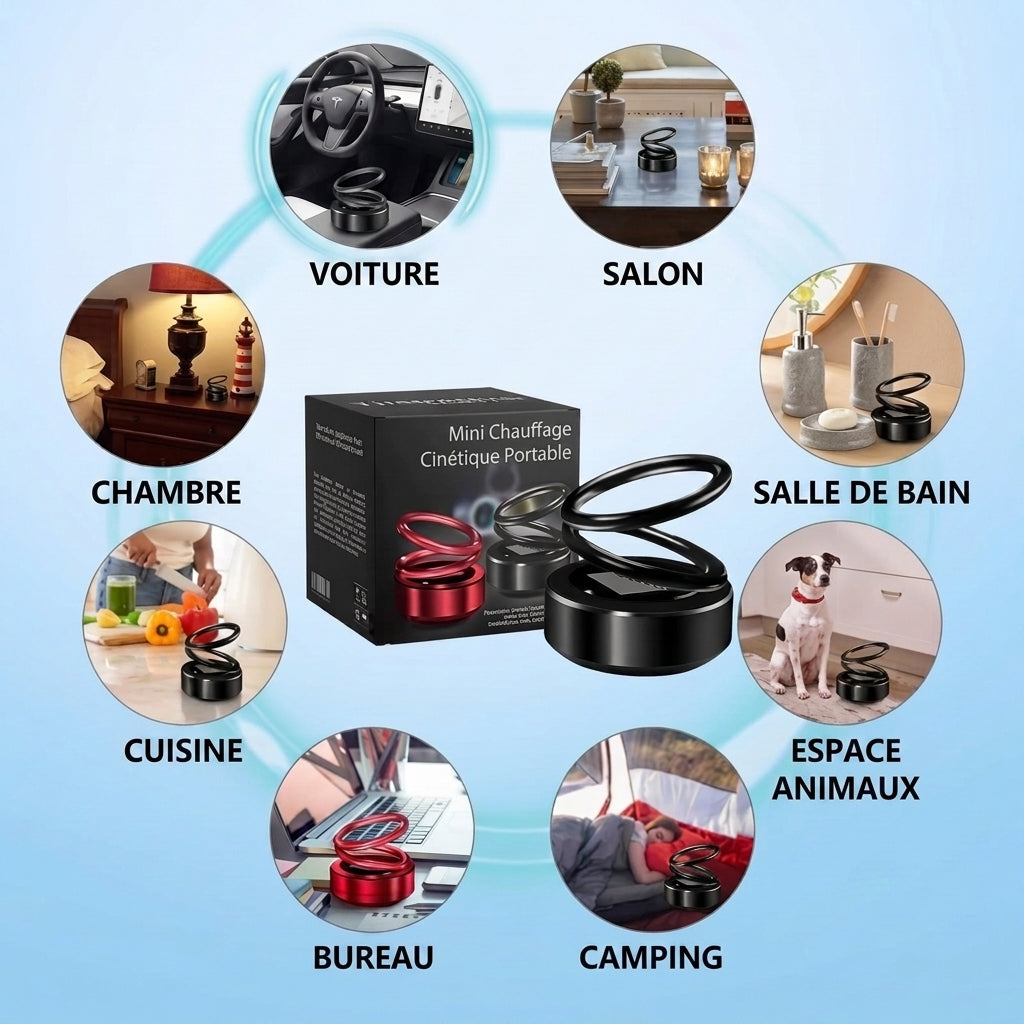 -50 % · OFFRE LIMITÉE · WinterWard™ · Solution de chaleur cinétique portable