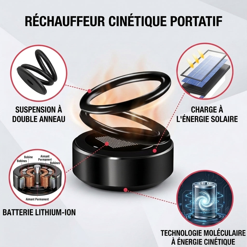 -50 % · OFFRE LIMITÉE · WinterWard™ · Solution de chaleur cinétique portable