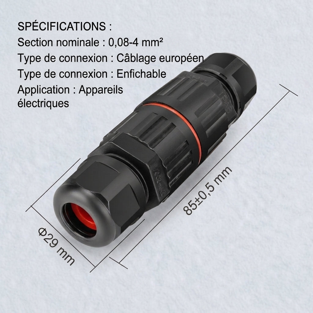 1+1 OFFERT · AUJOURD'HUI · AquaShield™ · Câblage électrique extérieur étanche