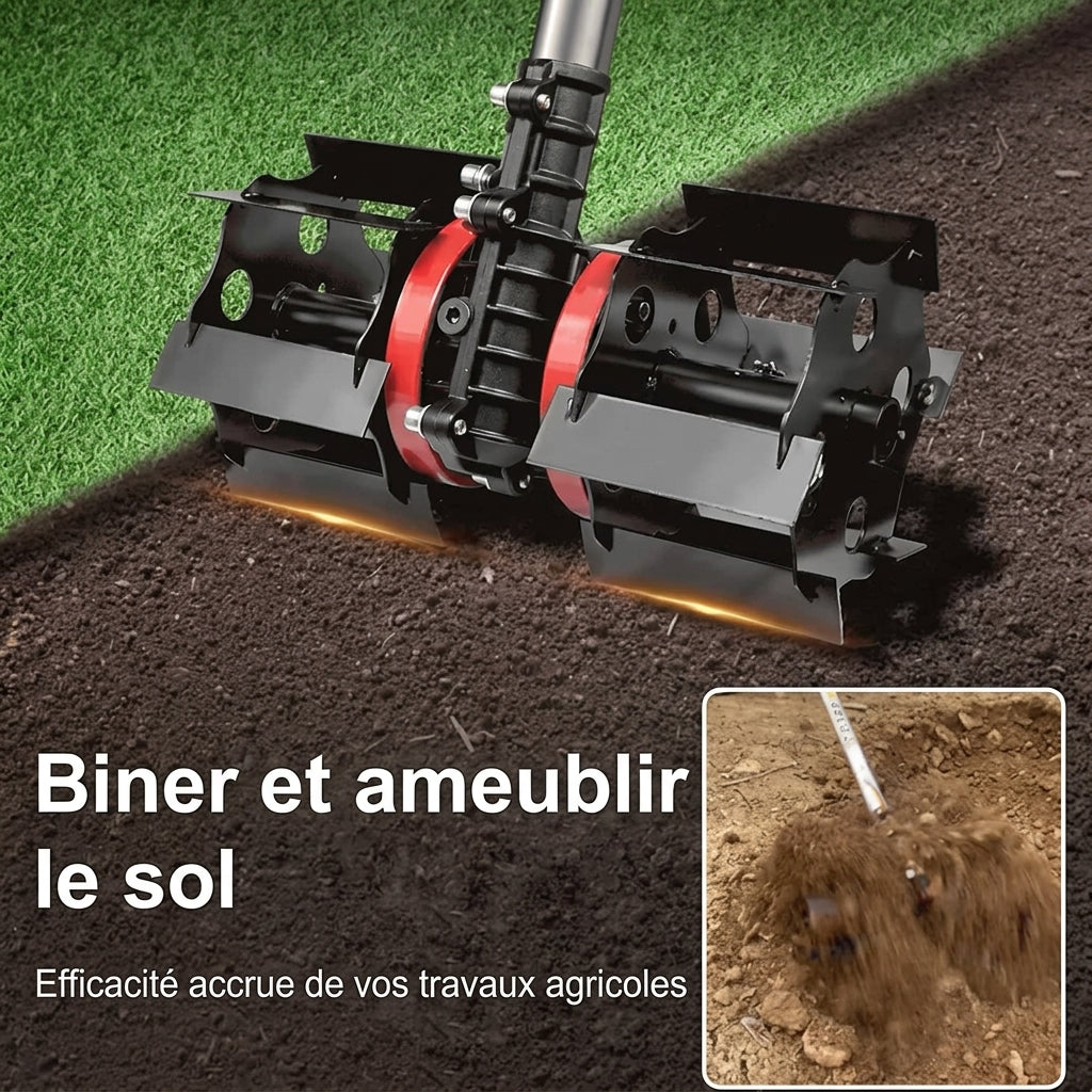 -50 % · OFFRE LIMITÉE · GardenPro™ · Retournez la terre en toute simplicité !