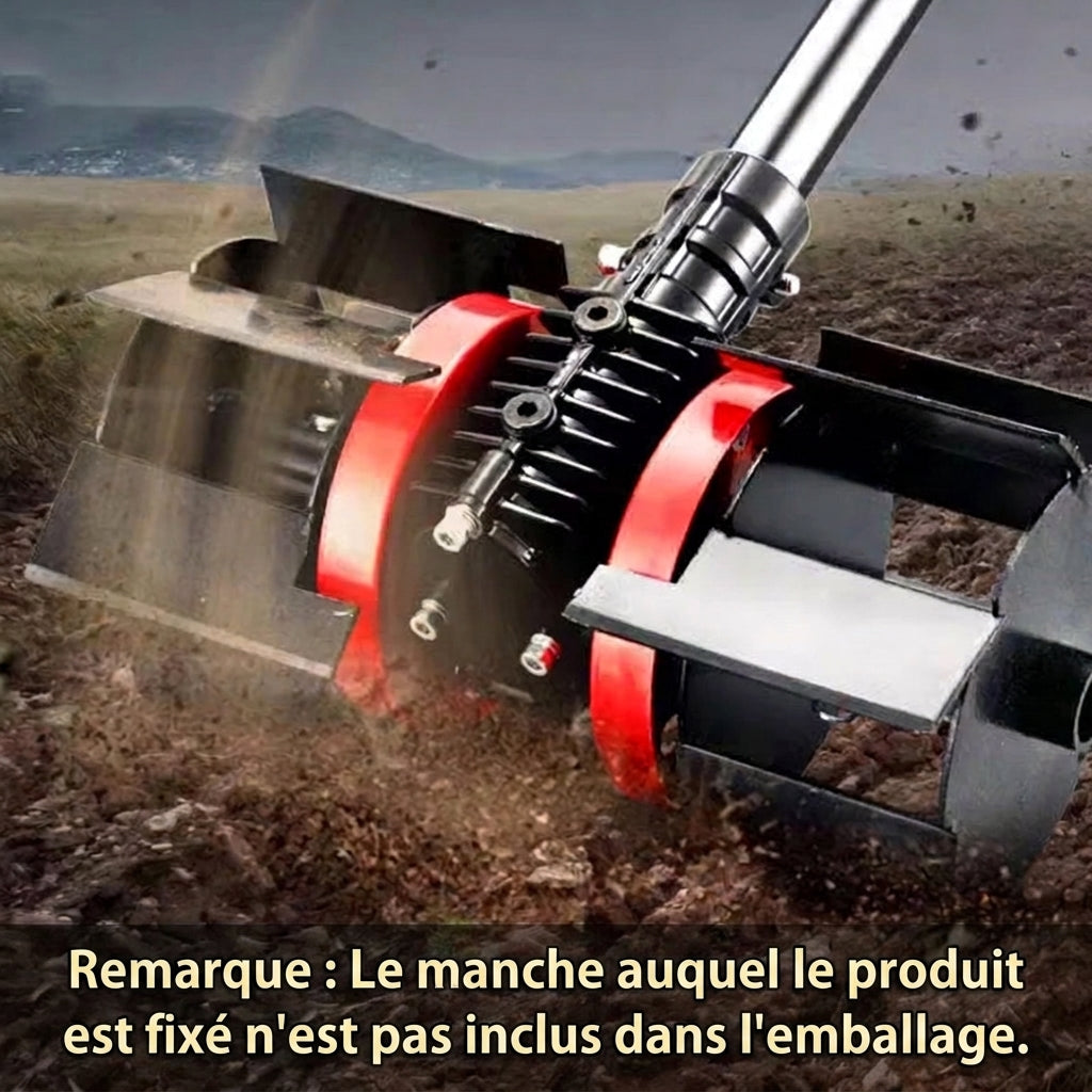 -50 % · OFFRE LIMITÉE · GardenPro™ · Retournez la terre en toute simplicité !