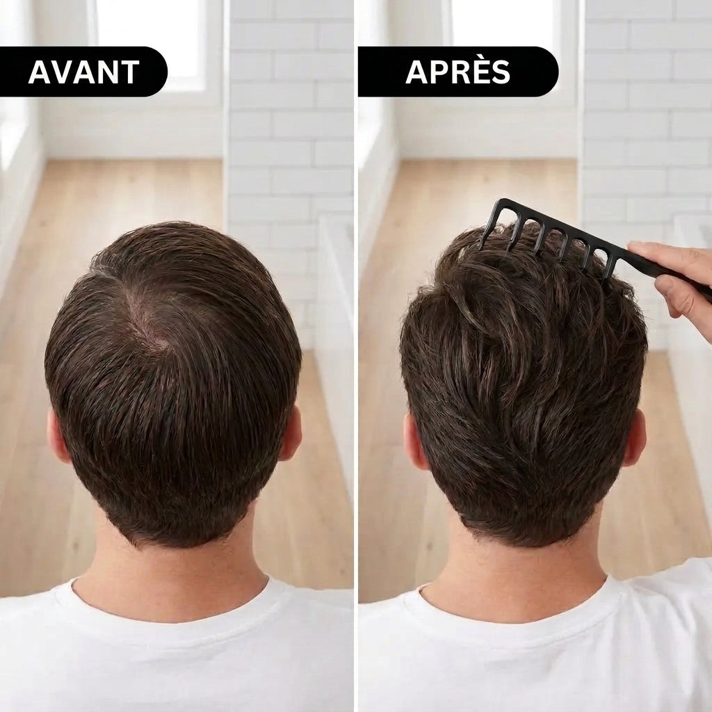 1+1 OFFERT · AUJOURD'HUI · VoluComb™ · Peigne coiffant