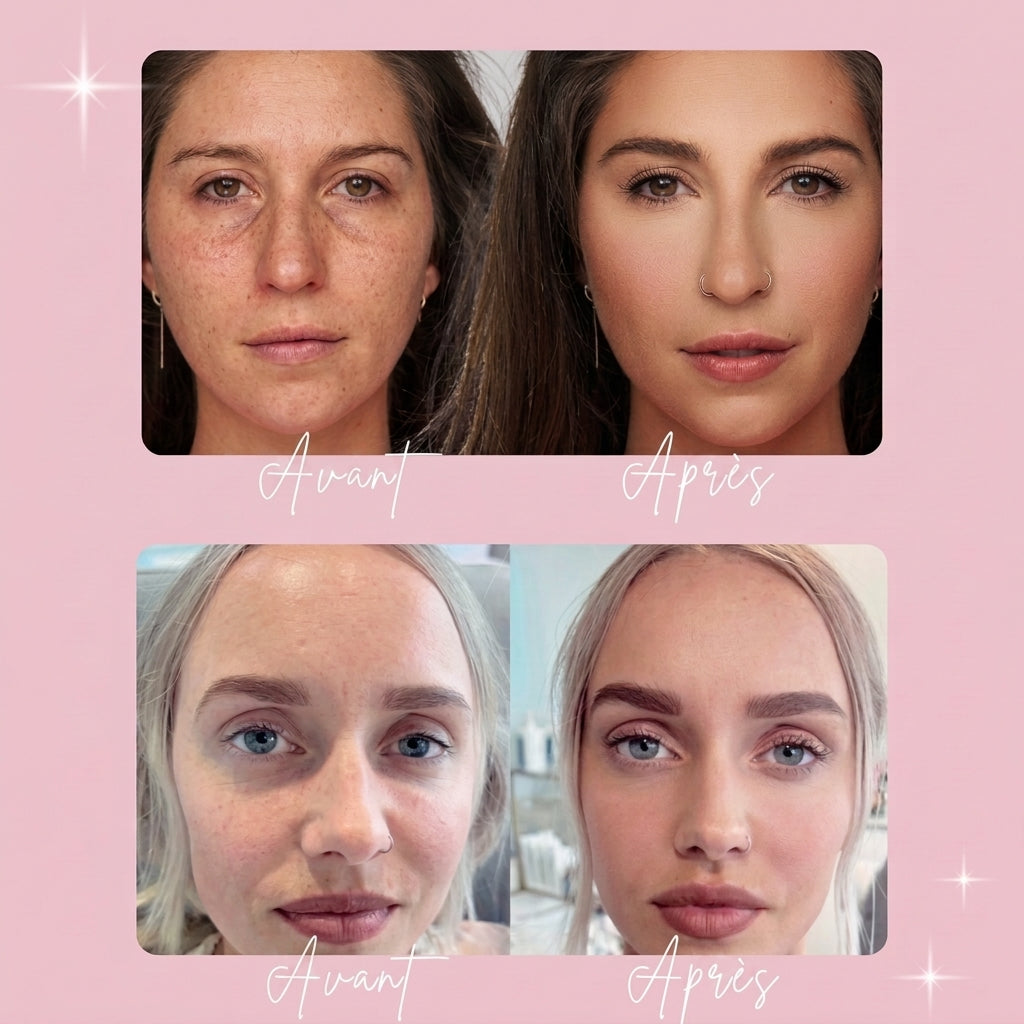 1+1 OFFERT · AUJOURD'HUI · GlowGaze™ · Correcteur anti-cernes